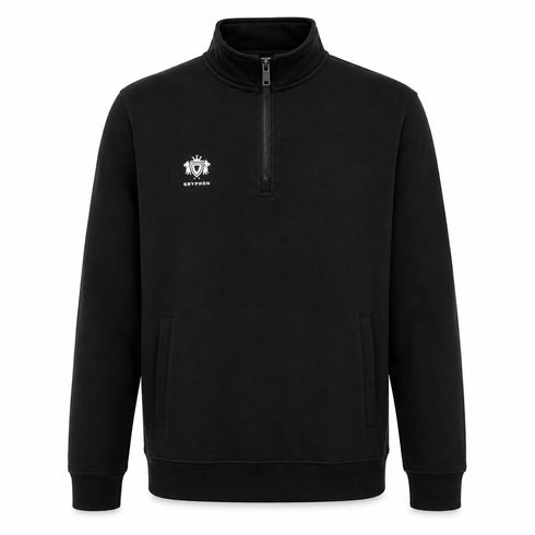 Gryphon 1/4 Fleece Pullover Black
