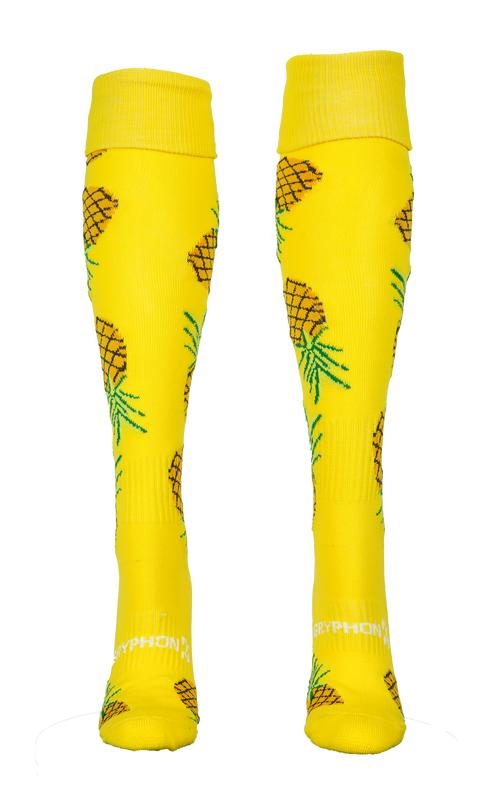 Gryphon Funky Socks Pineapples Yellow/Green
