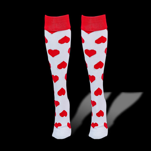 Gryphon Funky Socks Hearts White/Red