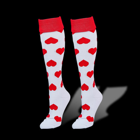 Gryphon Funky Socks Hearts White/Red