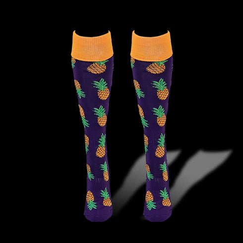 Gryphon Funky Socks Pineapples Purple/Orange