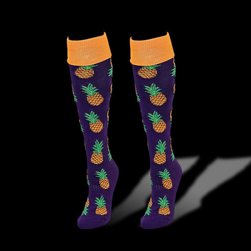 Gryphon Funky Socks Pineapples Purple/Orange
