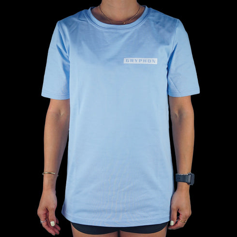 Gryphon Heavy Cotton Tee Unisex Pale Blue