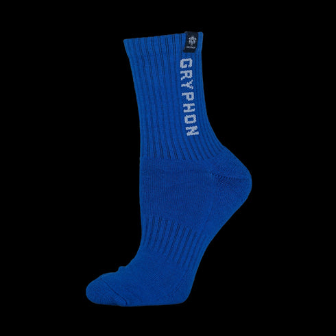 Gryphon Crew Socks Cobalt Blue