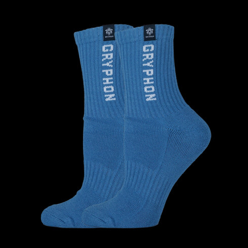 Gryphon Crew Socks Pale Blue