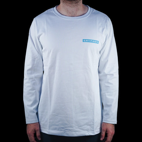 Gryphon Heavy Cotton Longsleeve Tee Unisex White