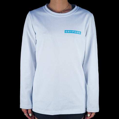 Gryphon Heavy Cotton Longsleeve Tee Unisex White
