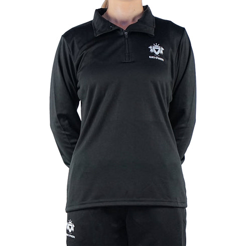 Gryphon Training Midlayer 1/4 Zip Jumper Womens Black
